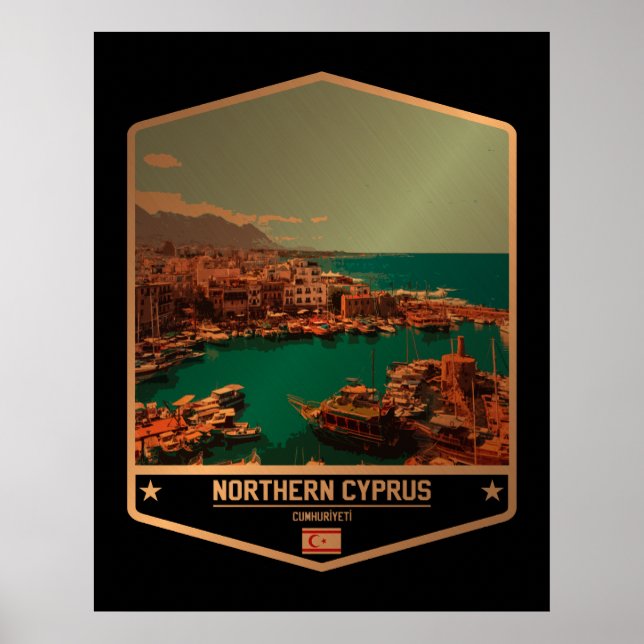 Poster Chipre norte (Frente)