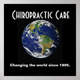 Poster Chiropractic: Mudando o mundo desde 1895