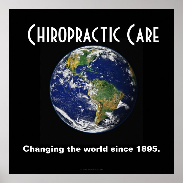 Poster Chiropractic: Mudando o mundo desde 1895 (Frente)