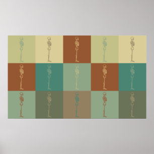 Póster Chiropractic Pop Art