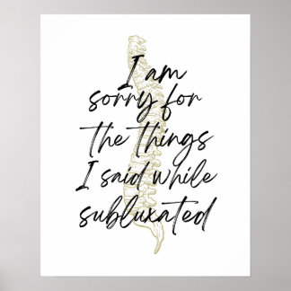 Poster Chiropractic poster, chiropractor gift, chiro