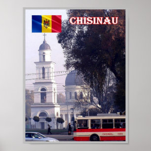 Poster Chisinau - Moldávia - Centro -