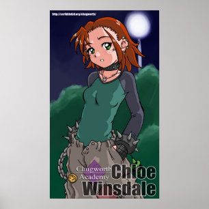 Póster Chloe Winsdale: "Cara feliz".