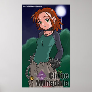 Póster Chloe Winsdale: "Rosto Feliz".