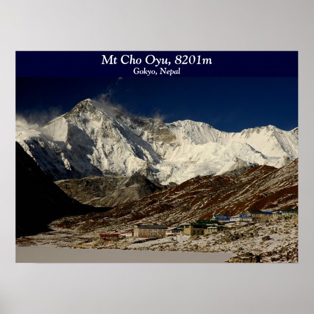 Poster Cho Oyu e Gokyo (Frente)