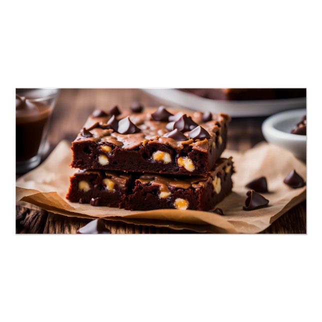 Póster Chocolate Chip Brownies (Frente)