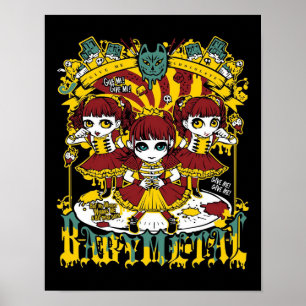 Poster chocolate de babymetal