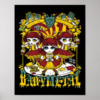 Poster chocolate de babymetal