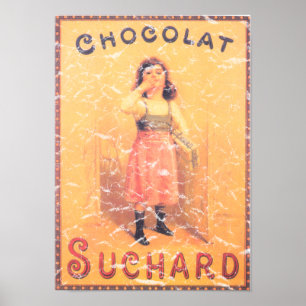 Póster Chocolate de Suchard afligido