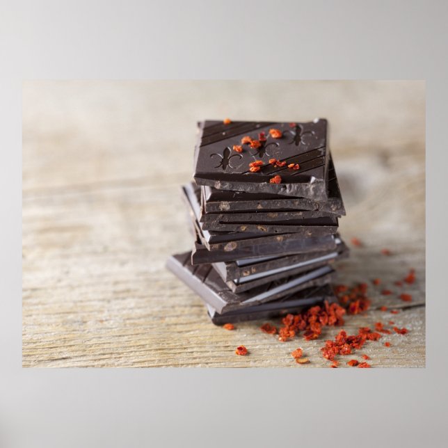 Poster Chocolate e Chili (Frente)