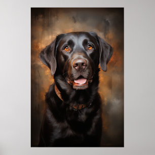 Poster Chocolate Labrador Retriever
