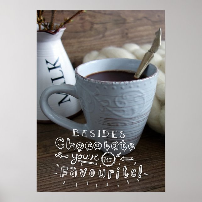 Poster Chocolate lateral (Frente)