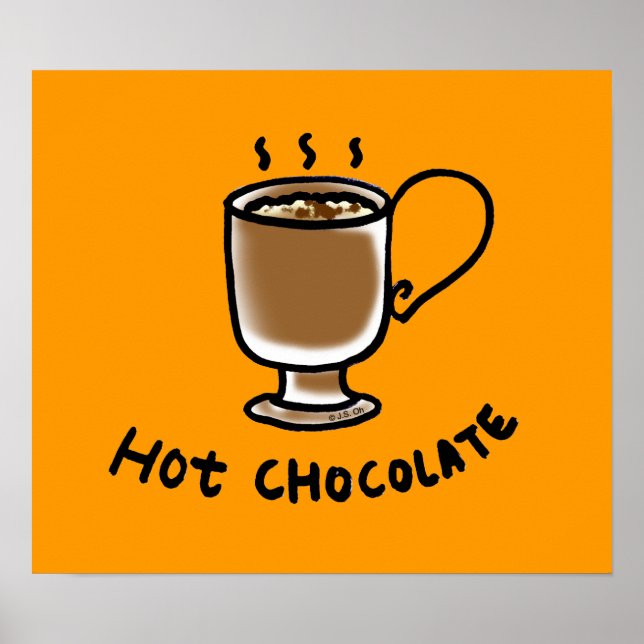 Póster Chocolate Quente (Frente)
