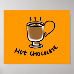 Póster Chocolate quente