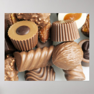 Póster chocolates
