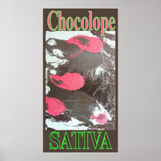 PÓSTER CHOCOLOPE SATIVA