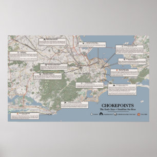 Poster Chokepoints: O princípio de brasileiro Jiu-Jitsu