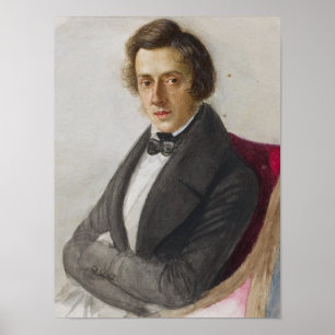 Poster Chopin Portrait