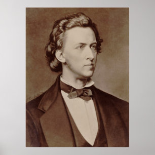 Poster Chopin Portrait