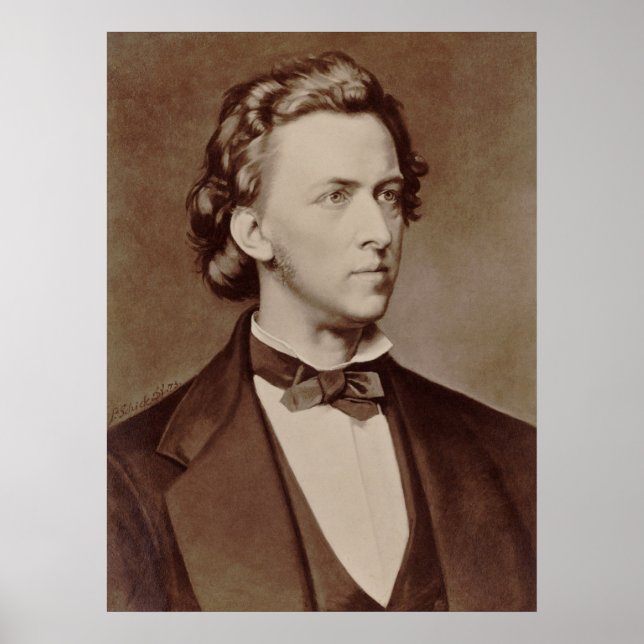 Poster Chopin Portrait (Frente)
