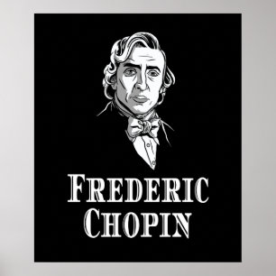 Poster Chopin Retrait Música Clássica