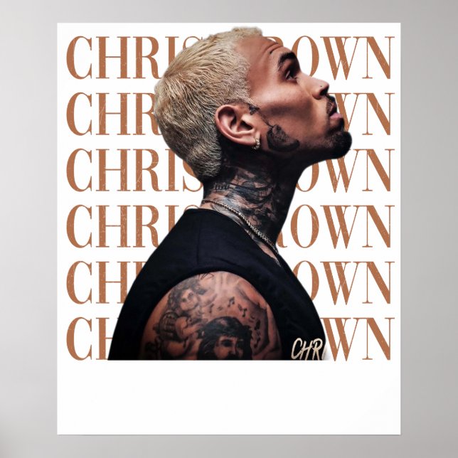 Poster Chris Brown Text  (Frente)