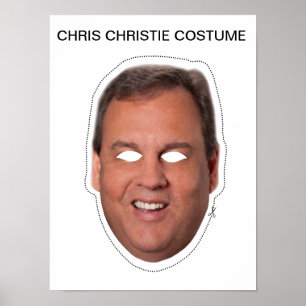 Póster Chris Christie Costume