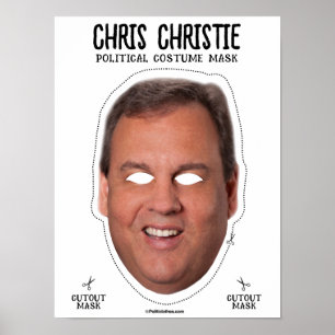 Poster Chris Christie Costume Mask