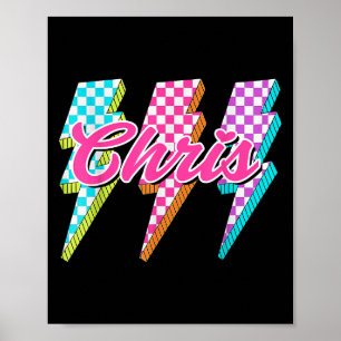 Poster Chris Groovy Raio Xadrez Eu Amo Meme