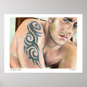 Poster "Chris" minha cara em minha série do espaço