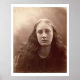 Póster Christabel, retrato de maio Prinsep, c.1867 (sepia