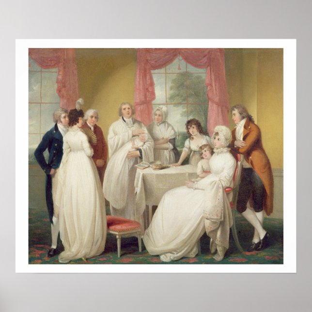 Póster Christening of the Heir, c.1799 (oil on canvas) se (Frente)