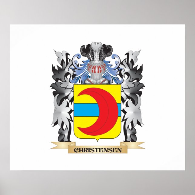 Póster Christensen Casaco de Arms - Crest Familiar (Frente)