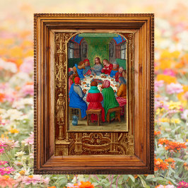 Poster Christian, a última Páscoa Eucarista Jesus