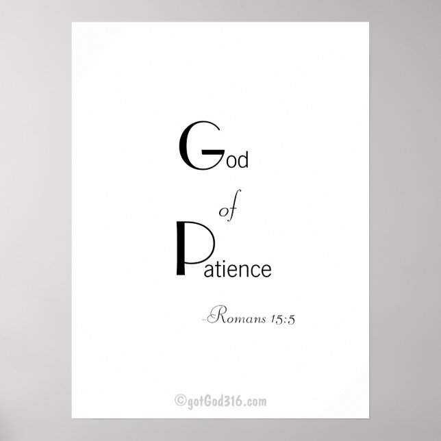 Poster Christian cita gotGod316.com Wall Art (Frente)