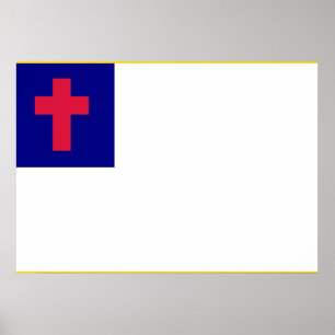Póster Christian Flag
