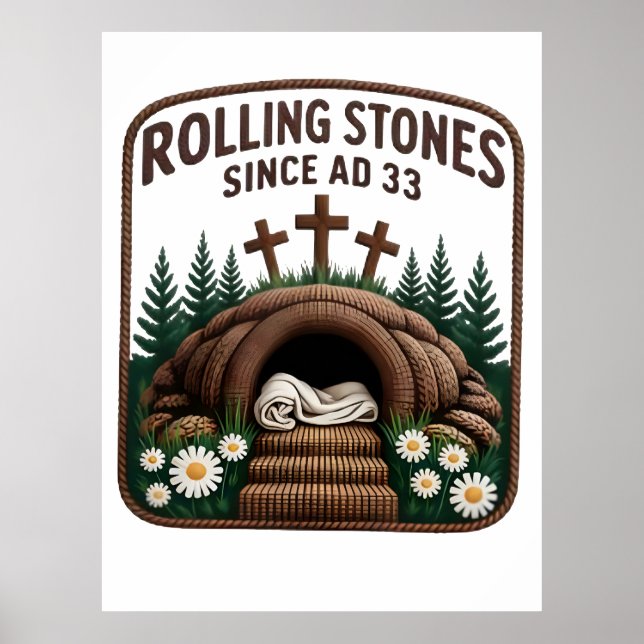 Poster Christian He is Risen Faux (Frente)