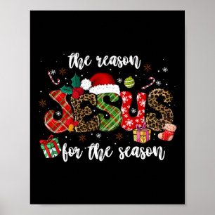 Poster Christian Jesus A Razão Do Feriado De Natal