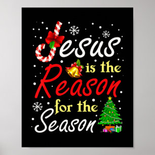 Poster Christian Jesus The Reason Christmas Stocking Stuf