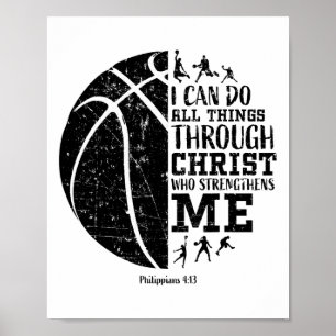 Poster Christian Sketll Gifts Philippians 413 Men Women K