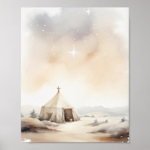 Poster Christian Wall Art - Decoração doméstica inspirada