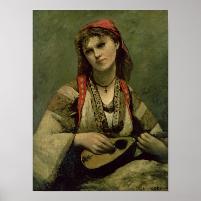 Póster Christine Nilson ou The Bohemian com um (Frente)