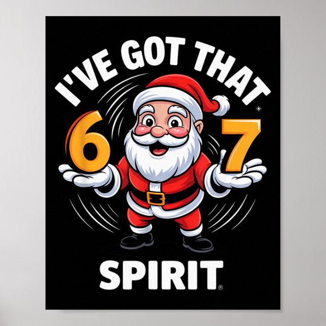 Poster Christmas 67 Funny Xmas Six Seven Ugly Sweater 6-7 (Frente)