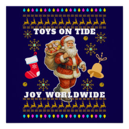 Póster Christmas celebration