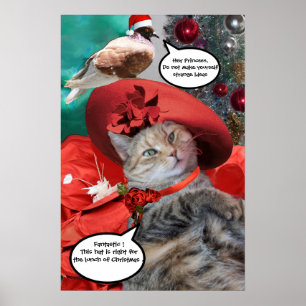 PÓSTER CHRISTMAS CELEBRATIONS OF PRINCESS TATUS CAT