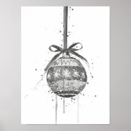 Poster Christmas Gift Christmas Bauble
