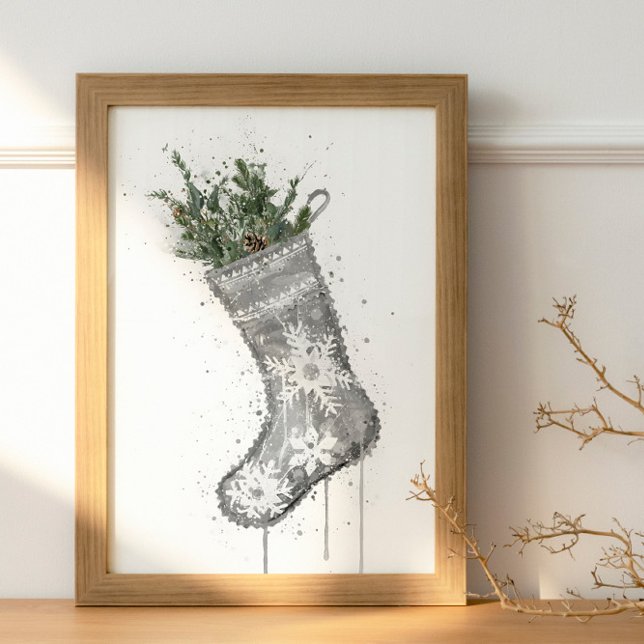 Poster Christmas Gift Christmas Stocking (Criador carregado)