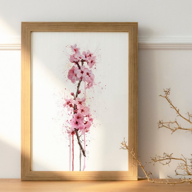 Poster Christmas Gift Flower Cherry Blossom (Criador carregado)
