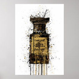 Poster Christmas Gift Fragrance Bottle 'Obsidian'