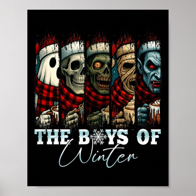Poster Christmas Halloween Creepmas Friends Horror Xmas C (Frente)